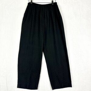 Donna Jessica Origami Vintage Pull On Wide Leg Pants Size 2 Large Lagenlook